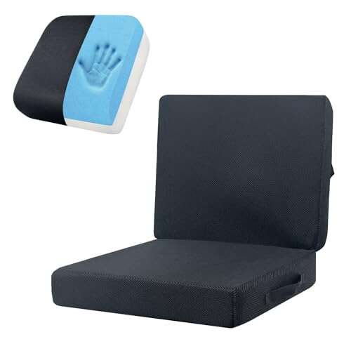 SEHAUSEU Thick Booster Car Seat with Back, Seat Cushion for