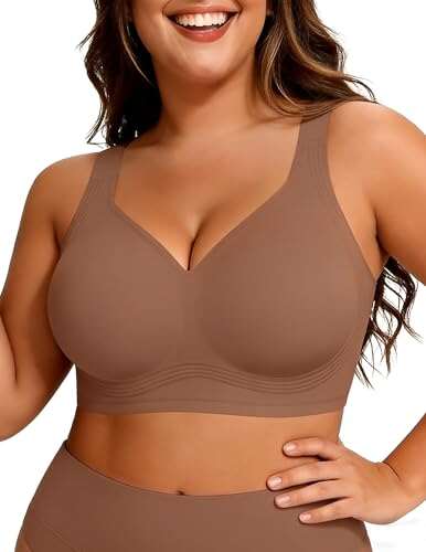 PoseFree Womens Bras No Underwire Full Support Bralette