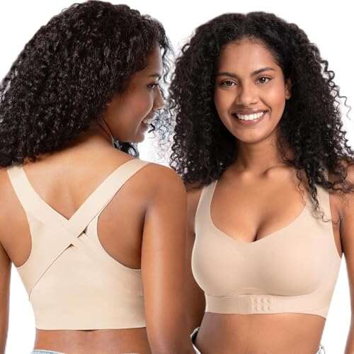 Starmiss Back Support Wireless Posture Bra for Women