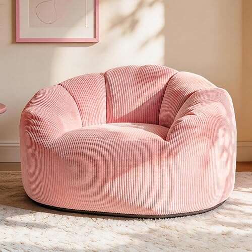 Frassie Bean Bag Chair for Adult Comfy Lounge Seating