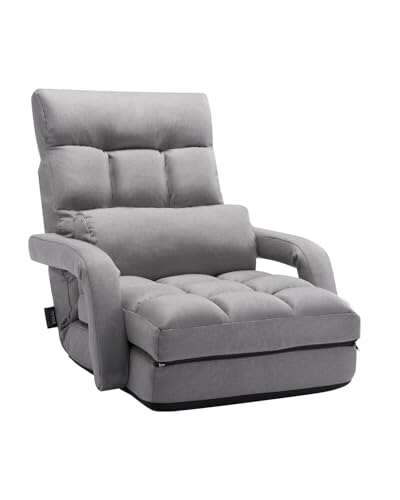 VEVOR Floor Chair, Floor Gaming Chair with 5 Adjustable...