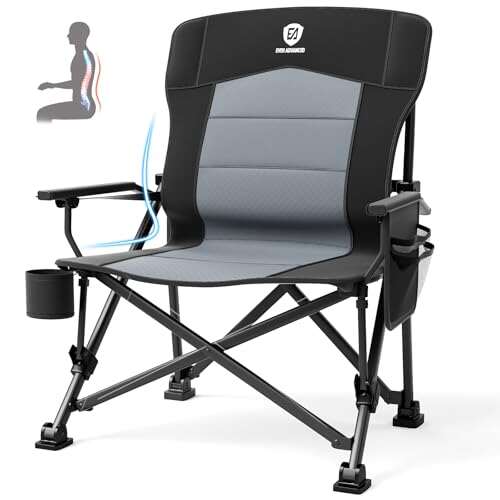 EVER ADVANCED Oversized Folding Camping Chair for Adults...