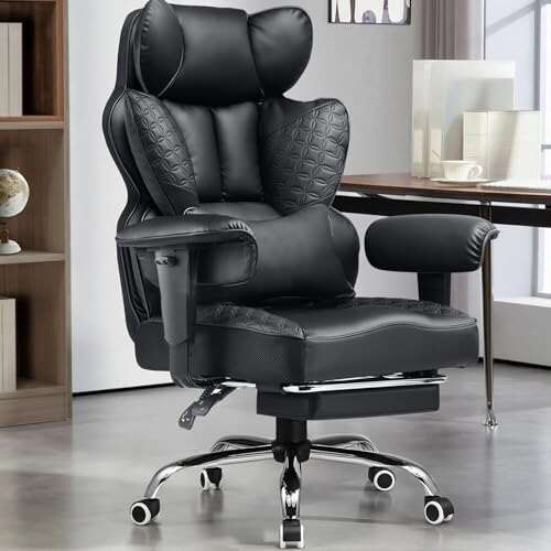 GTPLAYER Big and Tall Gaming Chair 400lbs with Footrest.