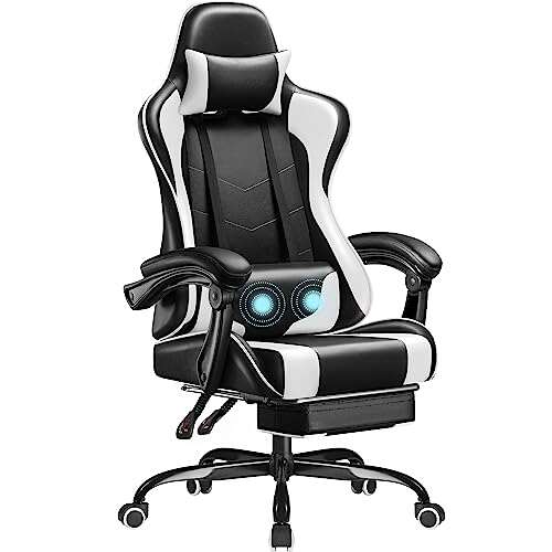 Homall Gaming Chair, Video Game Chair with Footrest and...