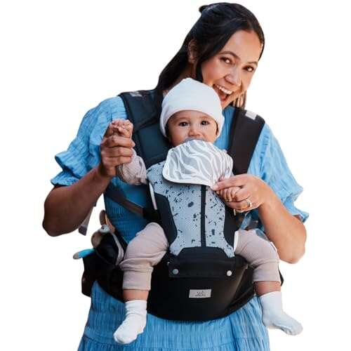Baby Carrier, MOMTORY Safety-Certified 6-in-1 Baby Carrier...