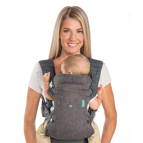 Infantino Flip 4-in-1 Convertible Baby Carrier, Adjustable,...
