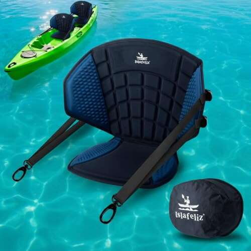 Islafeliz 1-Pack Upgraded Kayak Seat with Back and Side...