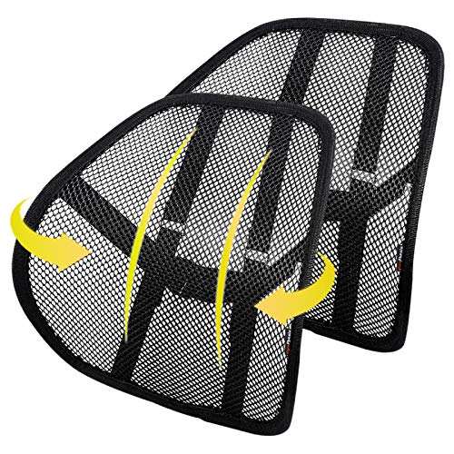 kingphenix Lumbar Support (2 Pack) with Breathable Mesh for...