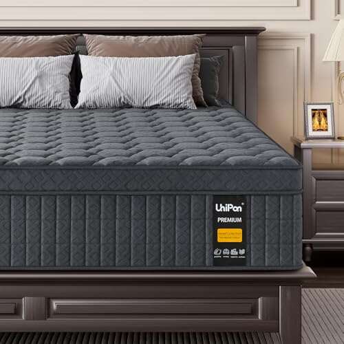 UniPon 14 inch Extra Firm Mattress Queen, Fiberglass-Free...