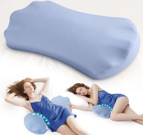 Fledano Lumbar Pillow for Sleeping, Lumbar Support with...