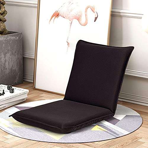 BestComfort Folding Floor Chair 6-Position Adjustable...