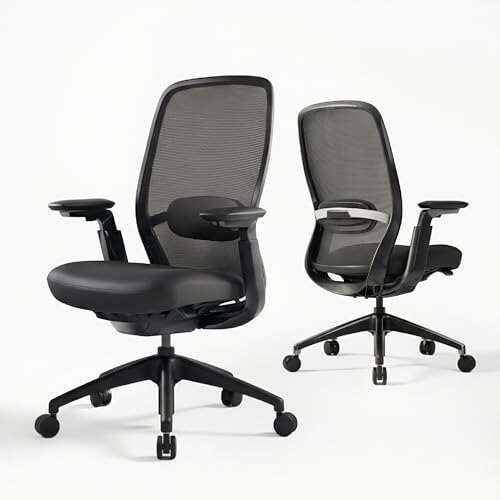 COLAMY Aether Executive Office Chair for Long Hours, Black