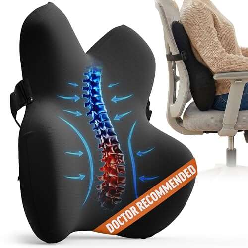 Everlasting Comfort Lumbar Support Pillow for Office and...
