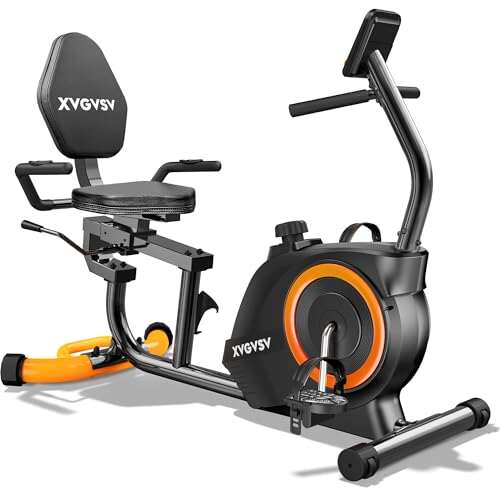 Recumbent Exercise Bike for Home Use, Quiet with Adjustable...