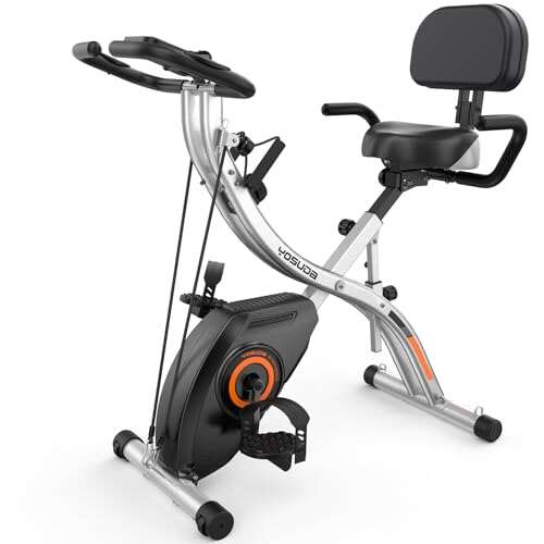 YOSUDA Exercise Bike, 5 in 1 Folding Magnetic X-Bike