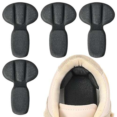 Back of Heel Cushion Pads, 4Pcs Mesh Adhesive Grips