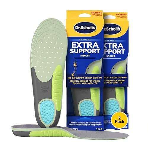 Dr. Scholl's Extra Support Shoe Insoles for Women, 2 Pairs