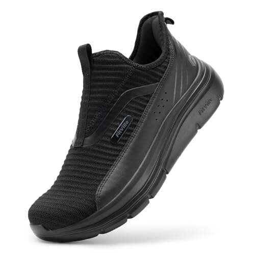 FitVille Men's Extra Wide Slip on Walking Sneakers with Arch