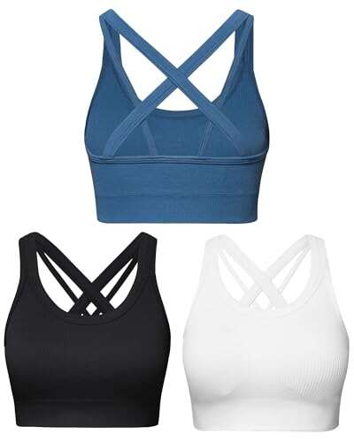 Sports Bras for Women HIigh Support, Criss-Cross Back Design