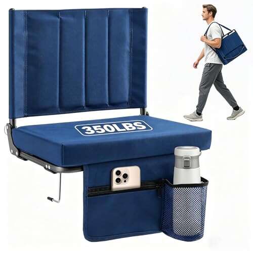 Stadium Seats with Back Support for Bleachers, Including...