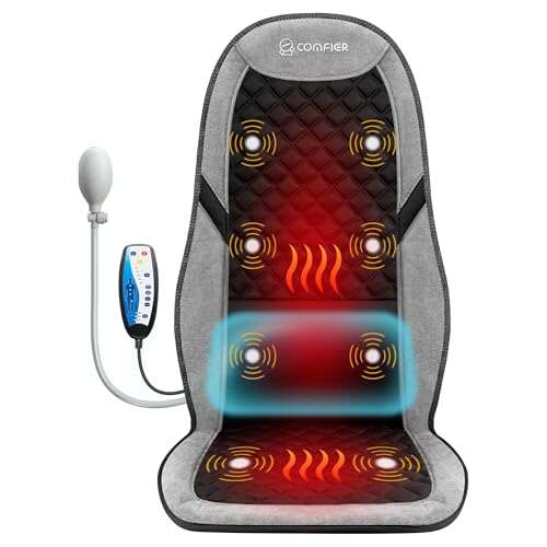 COMFIER Back Massager with Heat, Massage Seat for Office...