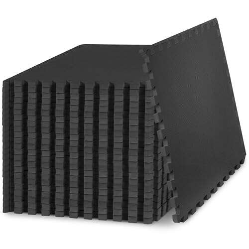 ProsourceFit Weaved Pattern Extra Thick Exercise Puzzle...