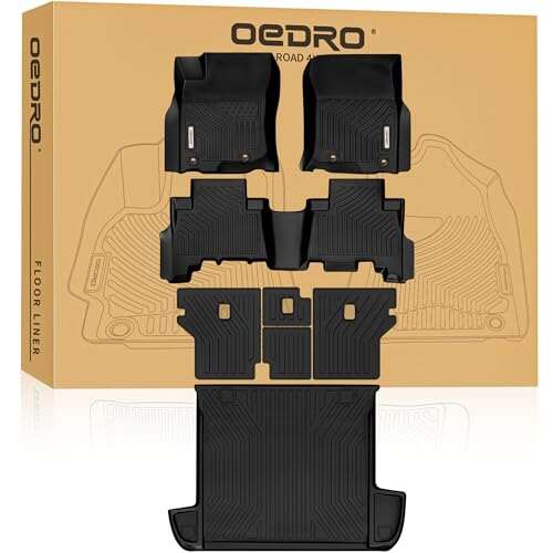 OEDRO Floor Mats Cargo Liner Fit for Toyota 4Runner All