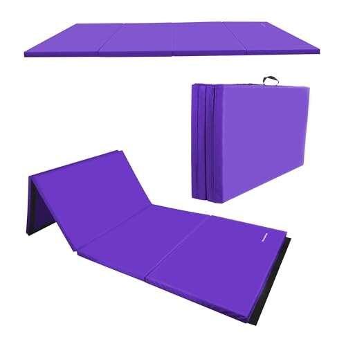 BalanceFrom 6x4 Feet 4-Panel Folding Gymnastics Mat 2-Inch...