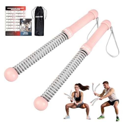 Weighted Ropeless Battle Ropes, Heavy Duty Portable Home Gym