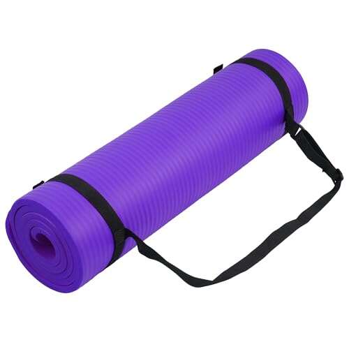 Fitvids 1/2-Inch Thick High Density Foam Exercise Yoga Mat...