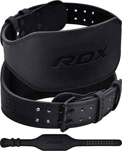 RDX Weight Lifting Belt Gym Fitness, Cowhide Leather Padded...