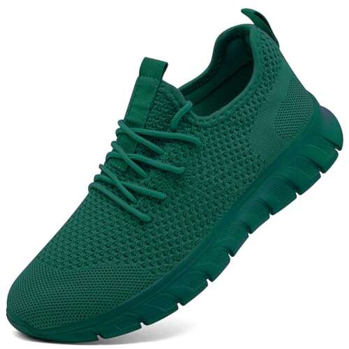 Women Running Tennis Shoes Walking Gym Sneakers Green...