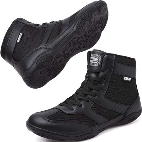 ziitop Wrestling Shoes Men Boxing Shoe for Strength Training