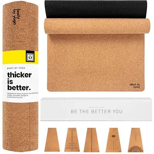 Luxury Cork Yoga Mat - Non Slip, Extra Thick Hot