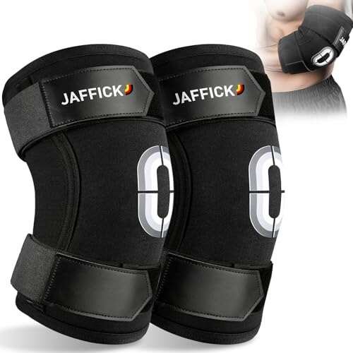 Jaffick Weightlifting Elbow Brace(1 Pair) - Elbow Sleeve...