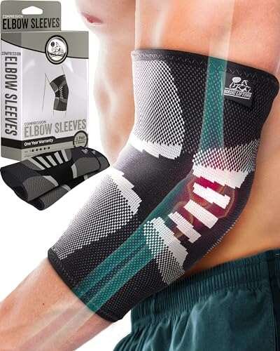 Nordic Lifting Elbow Compression Sleeves (1 Pair)...