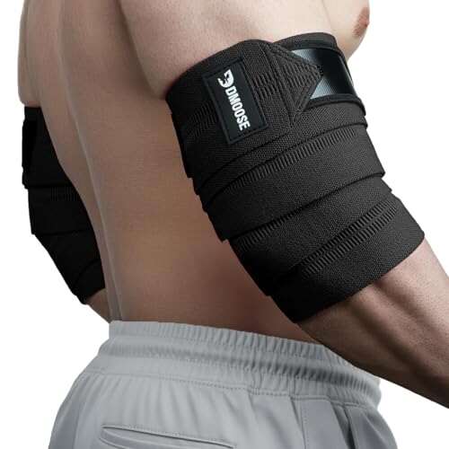 DMoose Fitness Elbow Wraps for Weightlifting (Pair)...