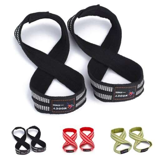 MOOCY Figure 8 Straps for Deadlift, Weight Lifting Heavy...