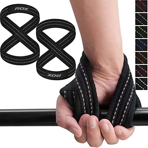 RDX Weight Lifting Straps Figure 8, Anti Slip Wrist Support