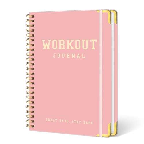 Workout Journal for Women - Hardcover Spiral Fitness Planner
