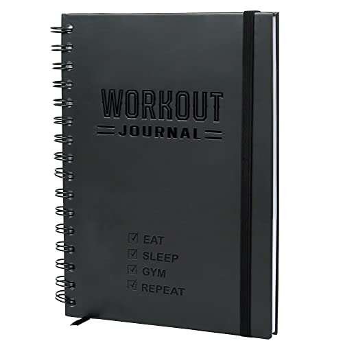 Nextnoid Hardcover Fitness Journal Workout Planner for Men...