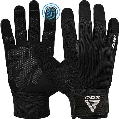 RDX Weight Lifting Gloves Gym Workout, Full Finger Touch...