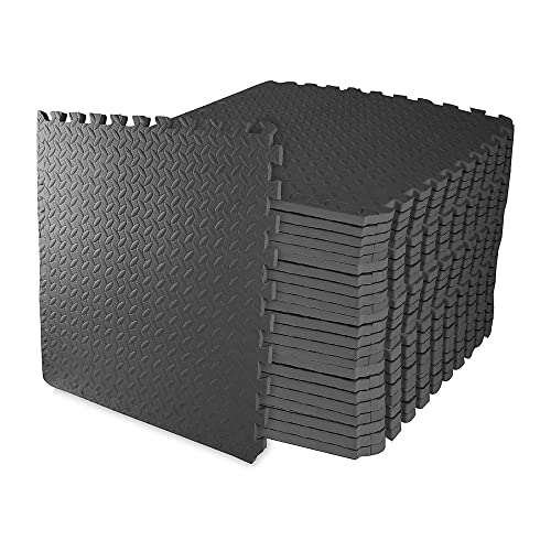 BalanceFrom 24x24 Inch EVA Interlocking Foam Exercise...