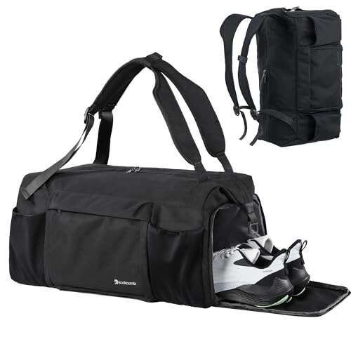 Kookoomia Gym Bag for Men with Shoes Compartment,...