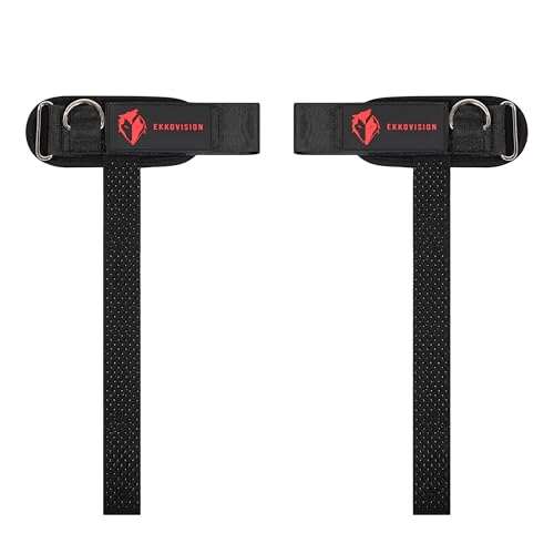 Ekkovision Weight Lifting Straps With Cuffed D Ring PHASE3