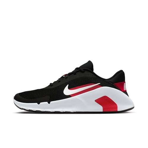 Nike Men's Flex Train Workout Shoes, Black/White-University...