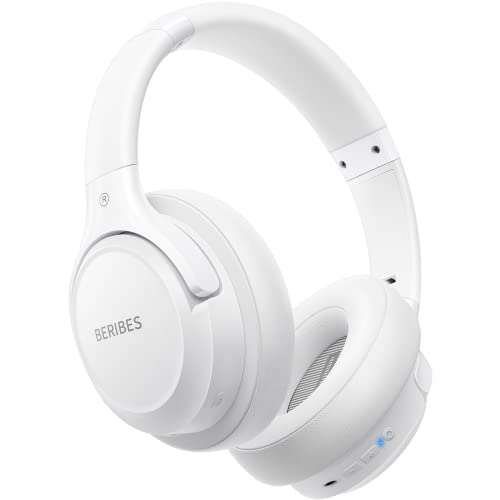 BERIBES Bluetooth Headphones Over Ear, 65H Playtime Mic, EQ...