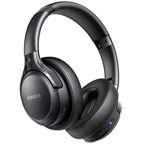 BERIBES Bluetooth Headphones Over Ear, 65H Playtime, Mic,...