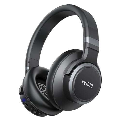 KVIDIO Active Noise Cancelling Headphones, 70 Hours...
