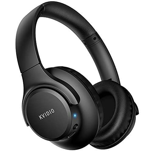 KVIDIO Bluetooth Headphones Over Ear, 65 Hours Playtime...